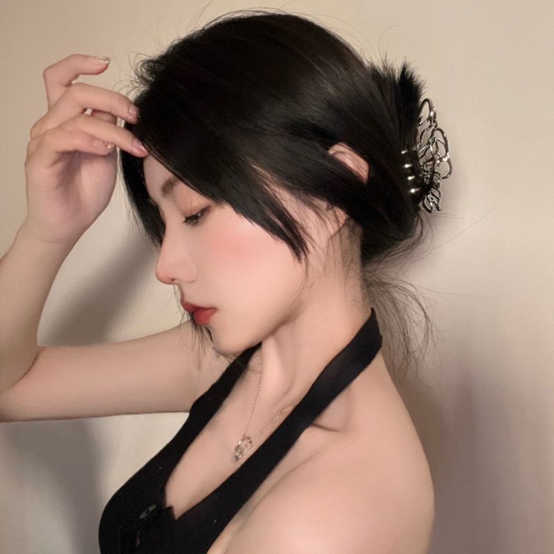 2022 Jepit Rambut Model Butterfly Bahan Metal Gaya Korea Untuk Wanita