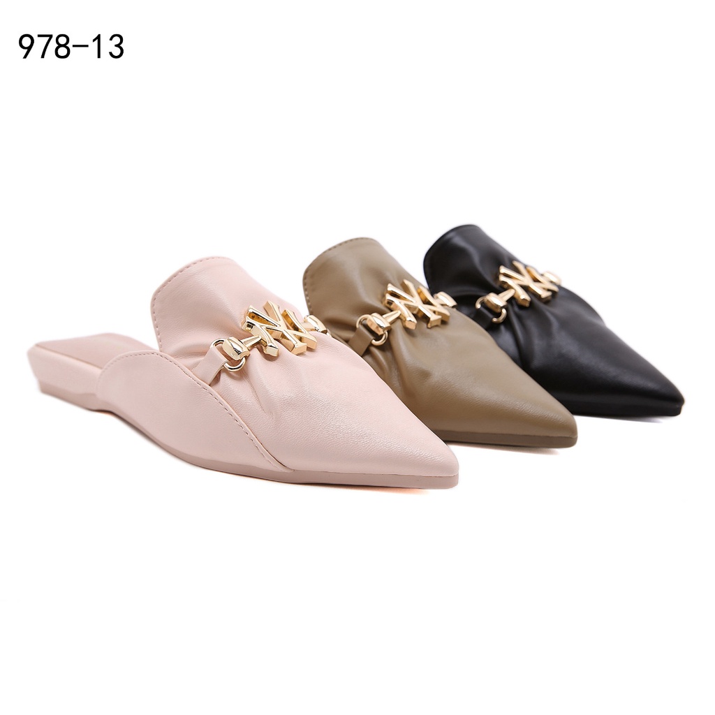 GC NY Leather Flat Shoes #978-13