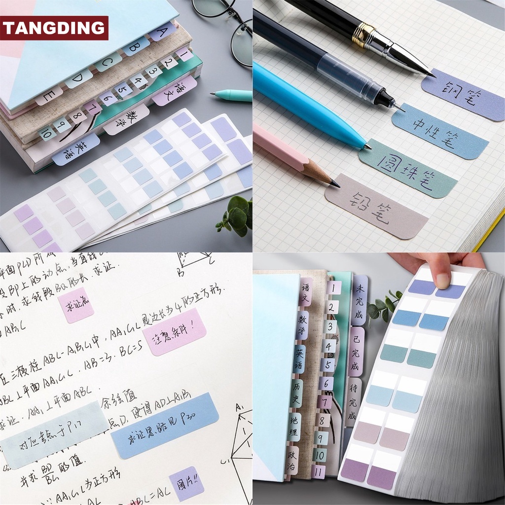 (Cod Tangding) 60 / 120 / 240pcs Kertas Memo Sticky Note / Pembatas Buku Untuk Kantor