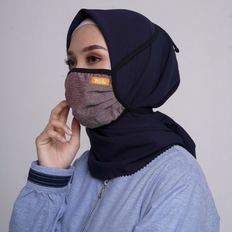 MASKER KAIN MASKER HIJAB MASKER KAOS