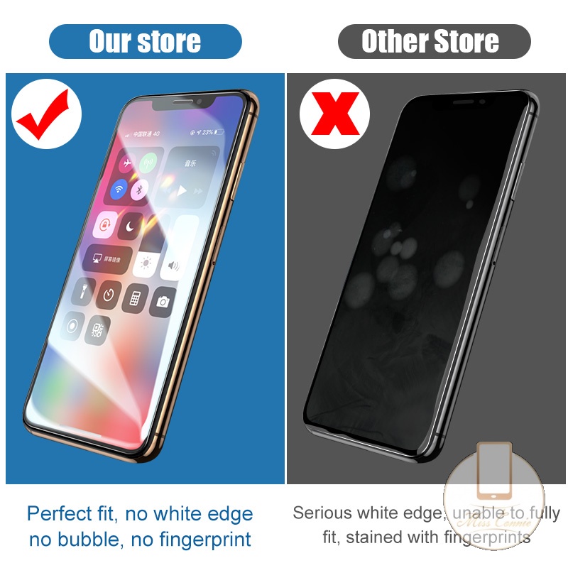 1-3pcs Pelindung Layar Tempered Glass 9d Putih Untuk Iphone 6 / 6s / 7 / 8 Plus / X / Xr / Xs Max / Se 2020 / 11 / 12pro Max / 13pro