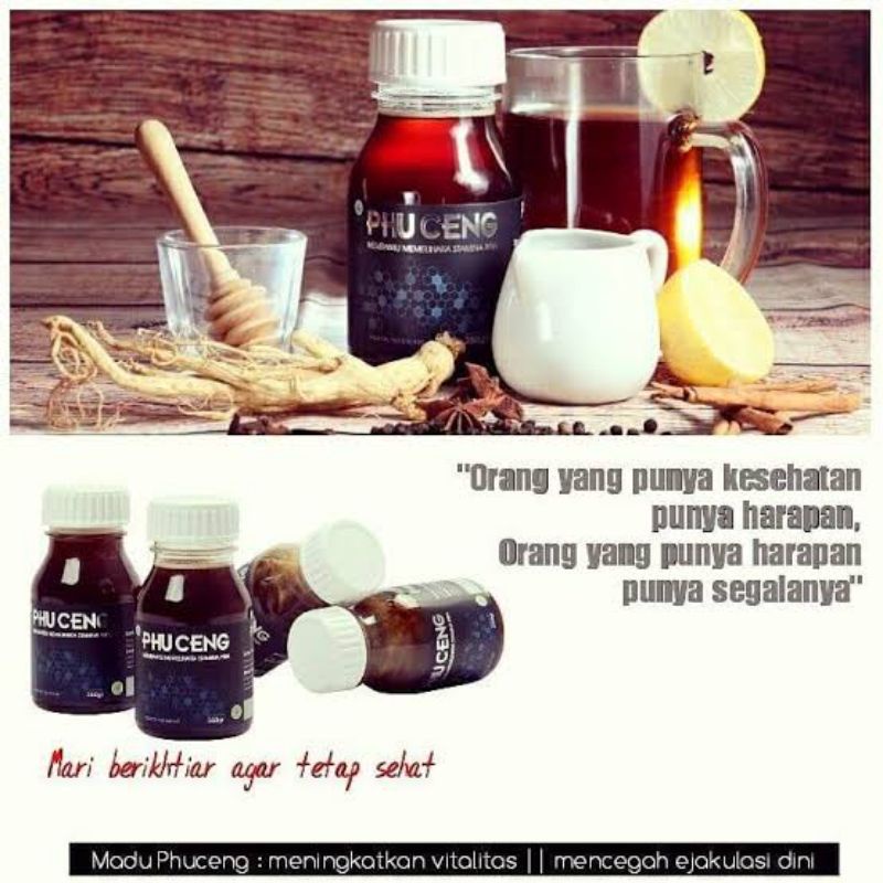 Madu Phu Ceng Madu Penambah Stamina Kuat Pria Keras Tahan Lama BPOM