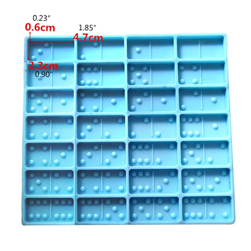 SIY  DIY Silicone Mould Dominoes Game Play Epoxy Resin Molds Game Casino Fun Art Crafts Making Tool