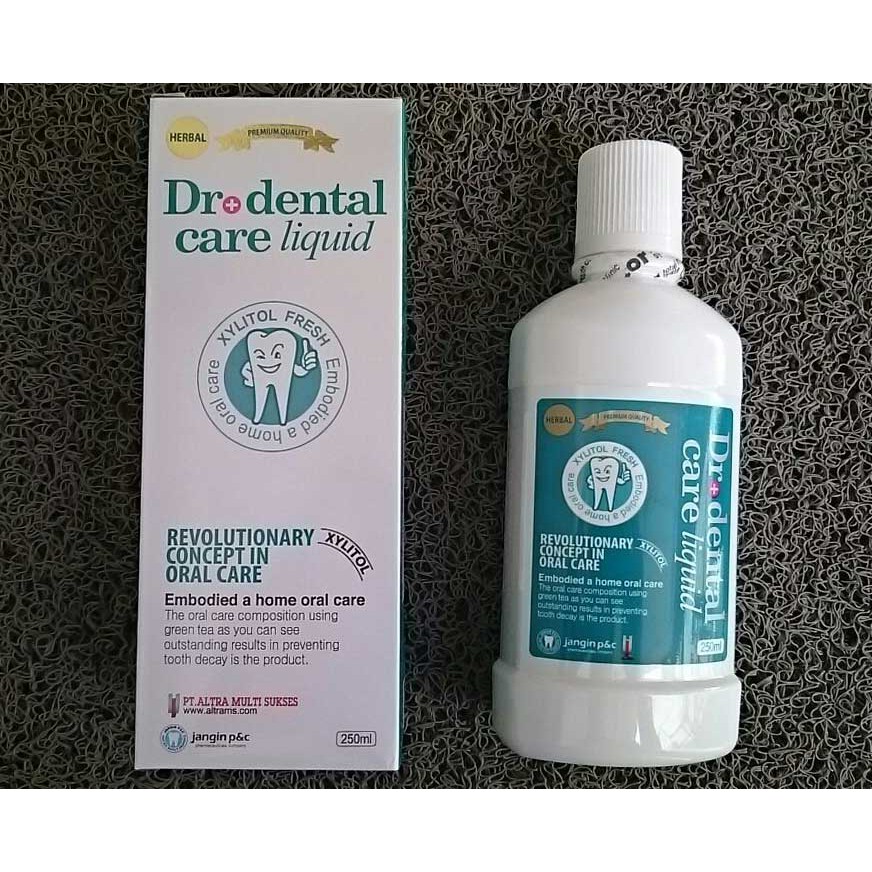 Dr+ Dental Care Liquid - Cairan Kumur Anti Plak Karang Gigi Bau Mulut