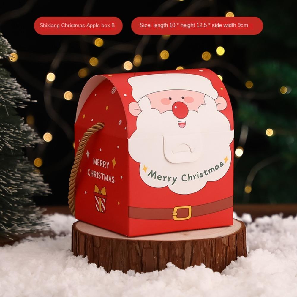 Solighter 6pcs Merry Christmas Kartun Xmas Tahun Baru Pesta Dekorasi Rumah Candy Box