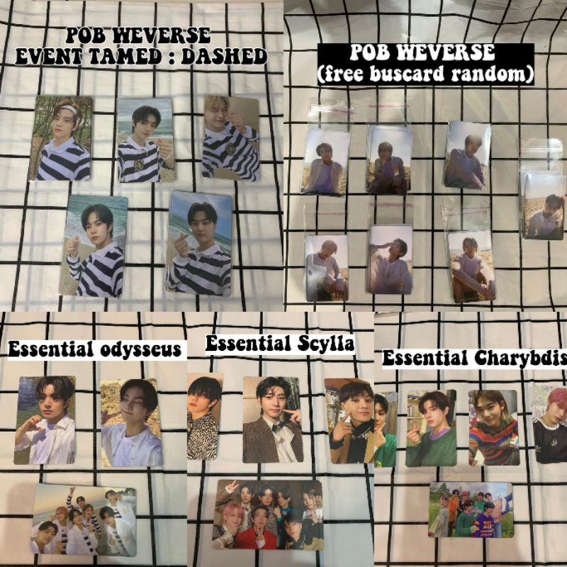 [READY STOCK] PC ALBUM dan POB WEVERSE, EVENT TAMED-DASHED ENHYPEN DIMENSION:DILEMMA (part 2)