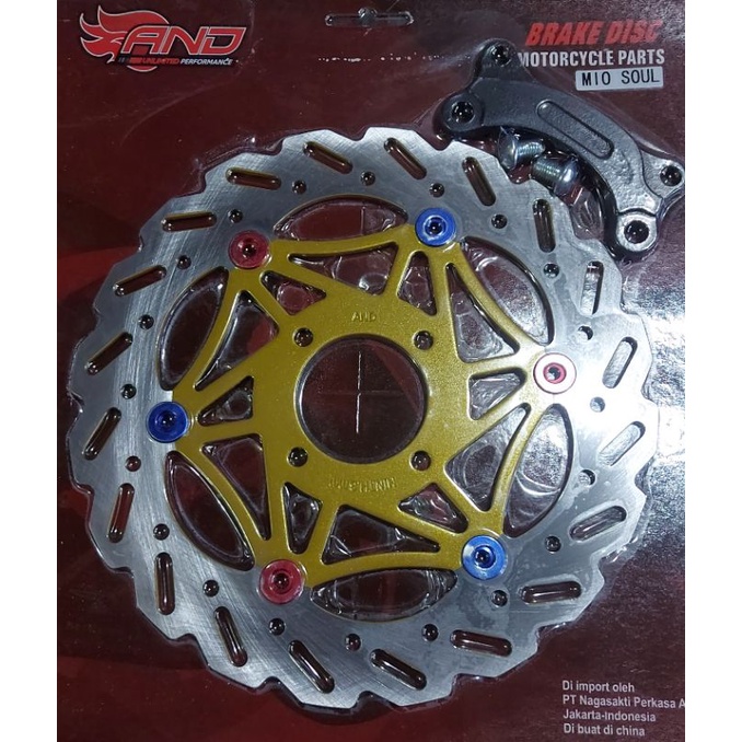 Piringan lebar disk brake beat,vario,scoopy,mio lubang 4 lebar 260 mm