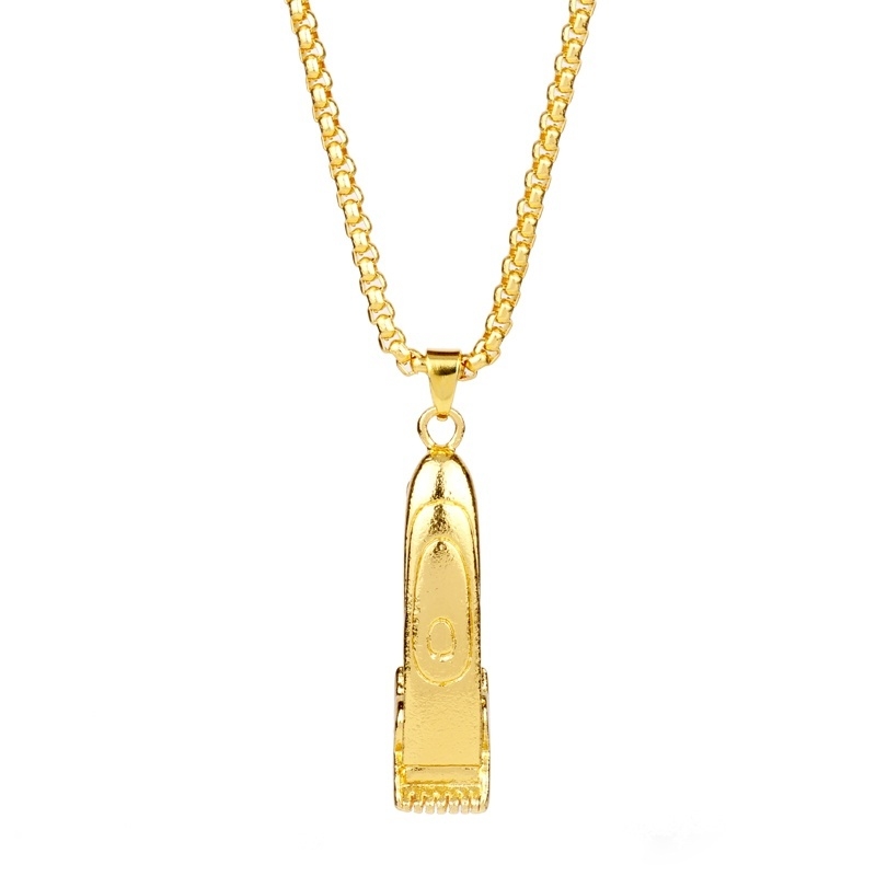 Alat Gunting Pisau Tukang Cukur Pria Fashion Kalung Liontin/Aksesoris Perhiasan