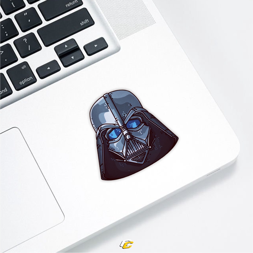 

DARTH VADER HEAD STICKER | stiker laptop helm motor mobil universal