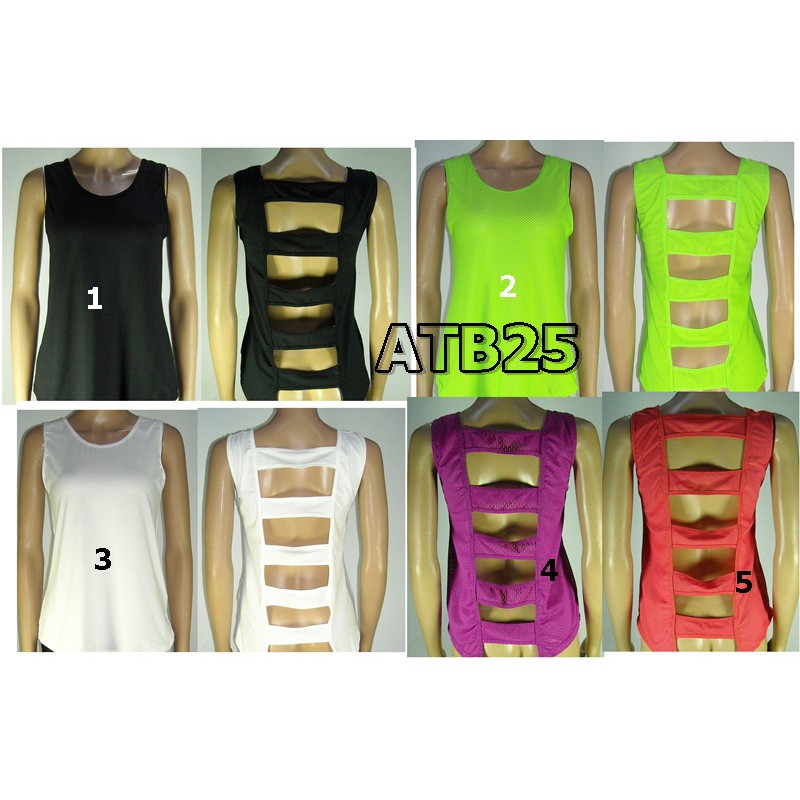 Tanktop Senam Zumba Yoga Dance kode ATB25