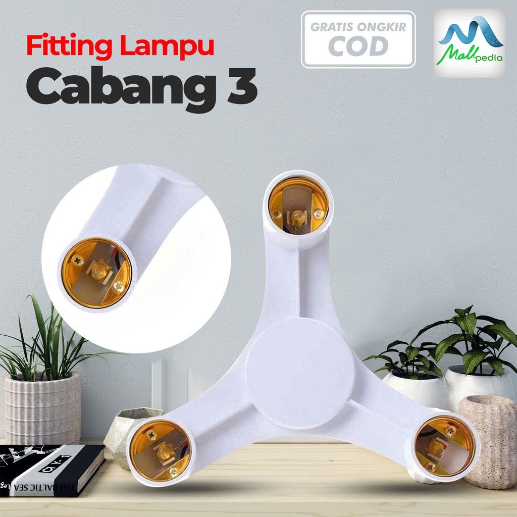 Pro1 Fitting Lampu Gantung Fitting Lampu Plafon Piting Lampu Hias E27 Cabang  3 4 5 6 Lampu Bohlam Studio MPRO1