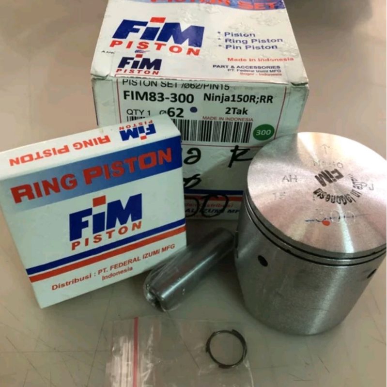 Piston seher kit ninja oversize 300 fim