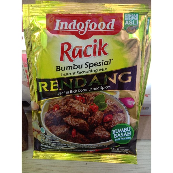 Indofood Racik Bumbu Basah (Rendang, Rawon, Kare)