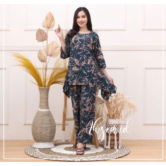 (JUMBO& ALL SIZE LD 135) SETELAN WAKA WAKA TIE DYE JUMBO / ONE SET TYDE/ DAILY SET RAYON MOTIF/ SETE