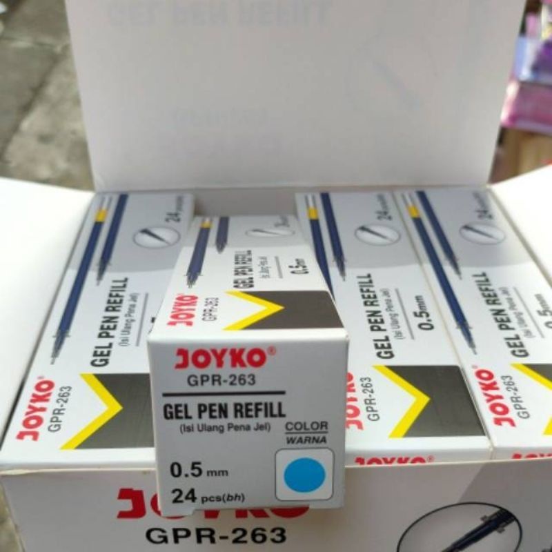 Gel Pen Refill (isi ulang pulpen Jel ) Joyko gpl 263,isi 12pcs