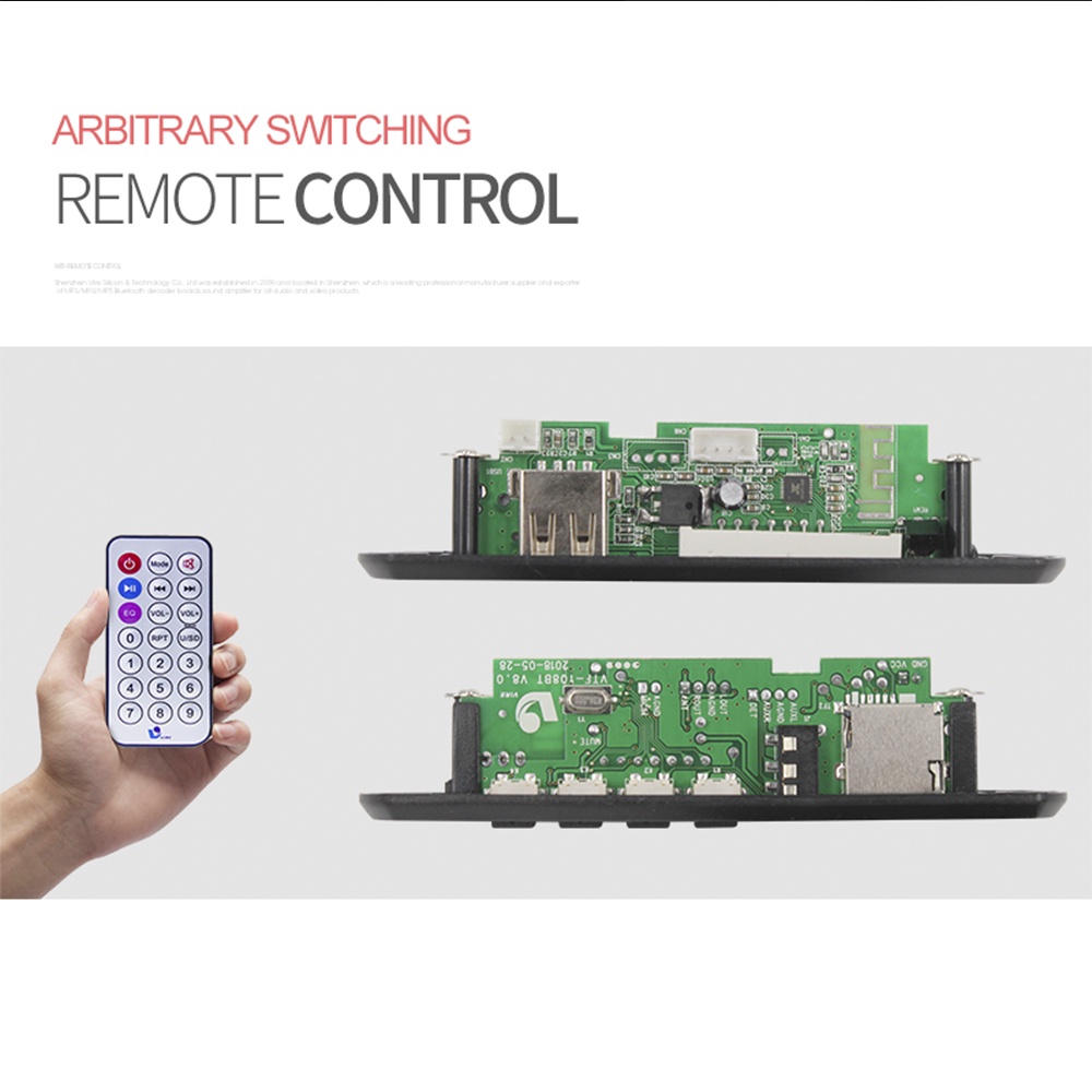 kit modul mp3 bluetooth v10-12 volt versi terbaru
