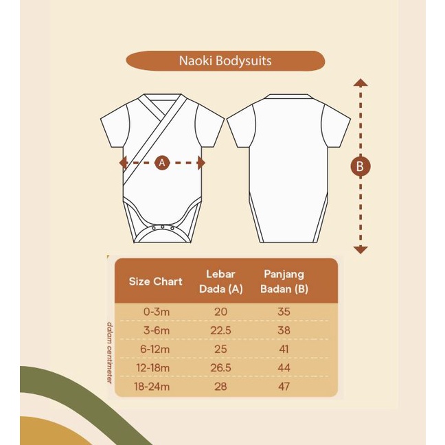 KOTTONVILLE TAKOYAKIDS NAOKI SHORT SLEEVE BODYSUIT JUMPER BAYI 0-24 BULAN