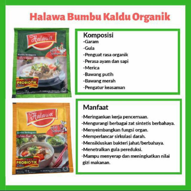 

Halawa 1/2 Dus (8 Pack / 16 Renteng)