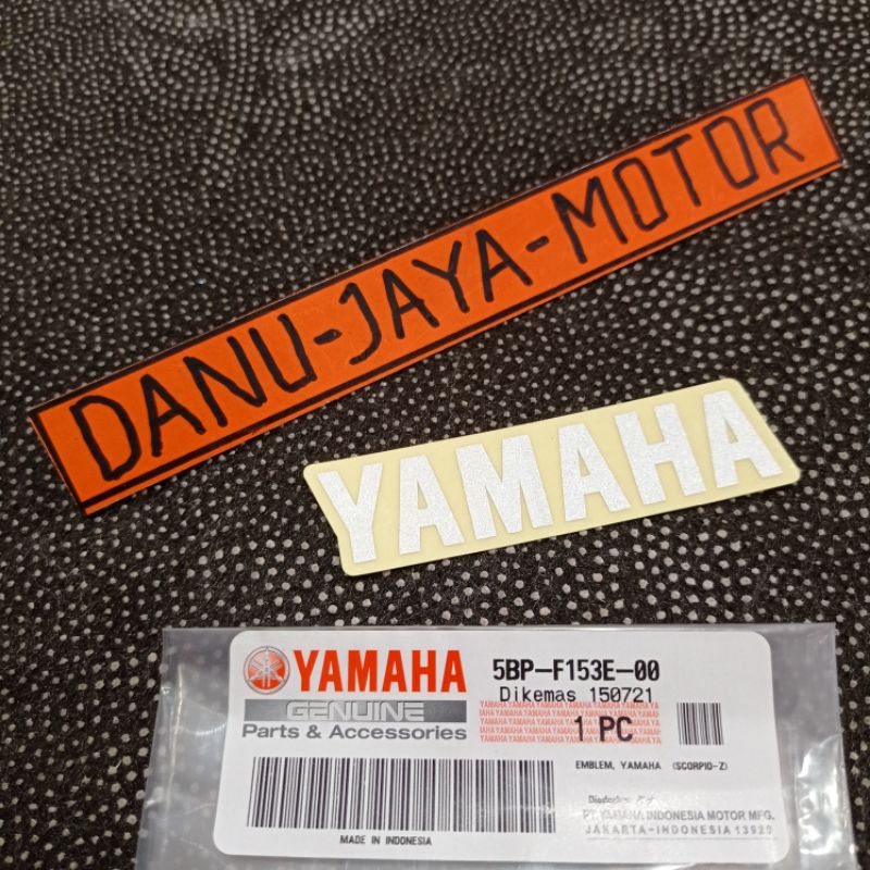 EMBLEM STIKER TOOLBOX RX KING SOUL VIXION SCORPIO ORIGINAL 5BP-F153E-00