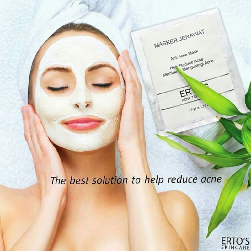 Ertos Masker Anti Jerawat Paling Ampuh Anti Acne Mask ERTO'S Skincare Original BPOM