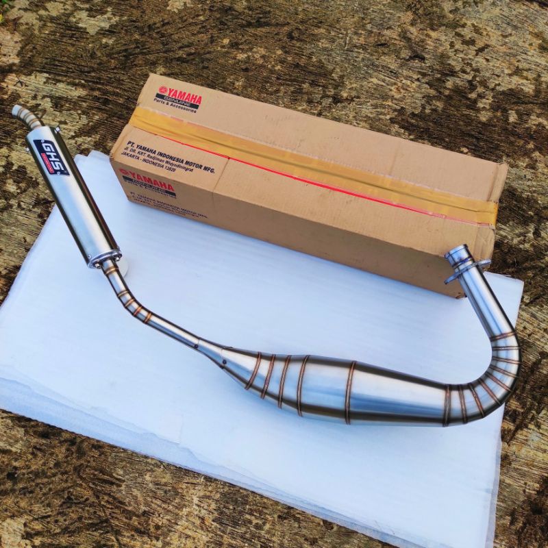 Knalpot GHS RX King Kolong PDK Repsol Stainless Power Super Ngisi-1