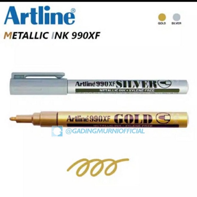 

Arline 900XF Gold and Silver Metalic Marker