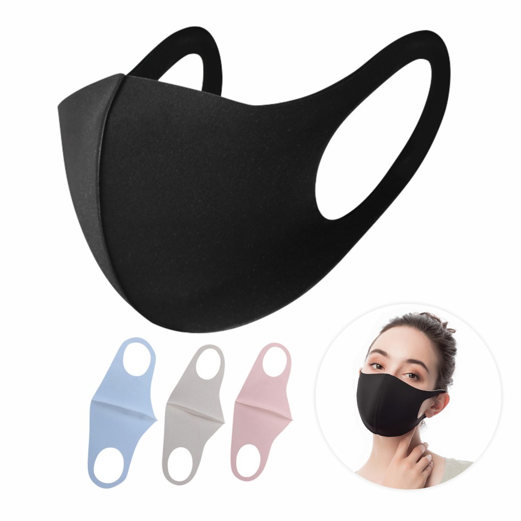 Retaily MS01 Masker Scuba Kain Dewasa Dan Anak Warna Polos Earloop