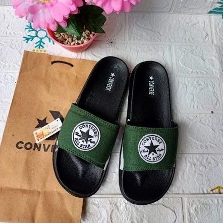 Sandal Slide Converse_Sandal Pria Distro/Sandal Slop Terlaris