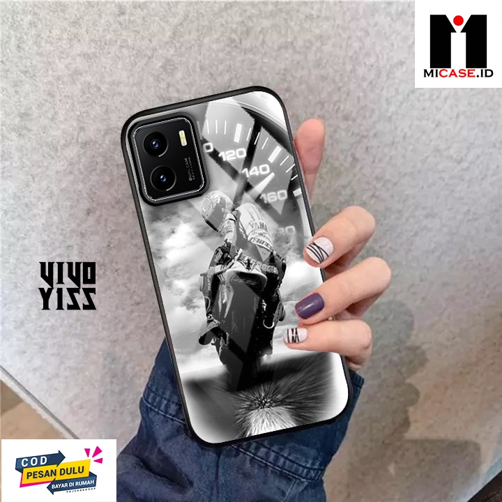 Case VIVO Y15S - Casing VIVO Y15S Fashion Case Terbaru 2022 MI.CASE [ RACING ] Soft Case Glass VIVO 