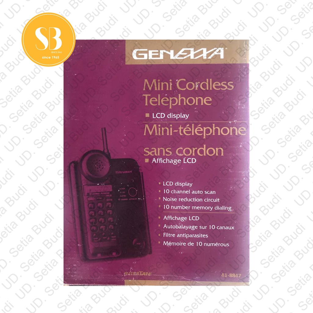 Telepon Cordless / Wireless Genexxa 438847 Baru dan Murah