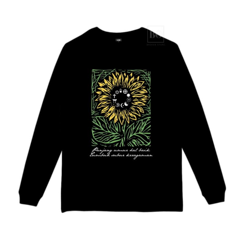 Kaos Tshirt panjang umur hal hal baik Lengan panjang/Kaos agama/Kaos pluralisme/Tshirt pluralisme pe