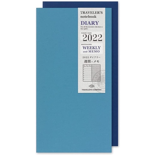 

Midori Traveler Notebook - Week + Memo Refill 2022