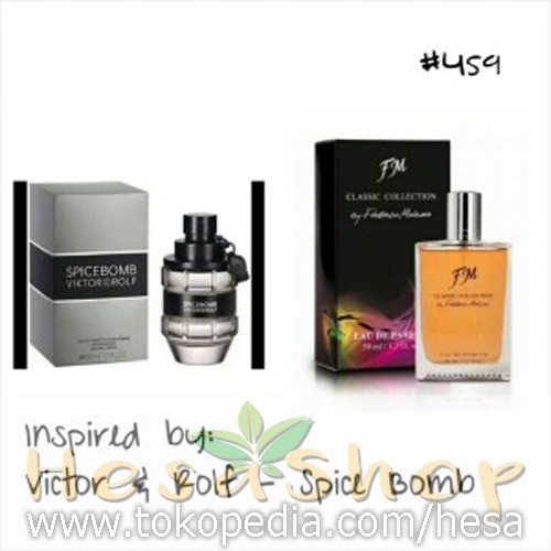 Parfum Fm 459 Victor Rolf Spice Bomb Cm Pria Federico Mahora Shopee Indonesia