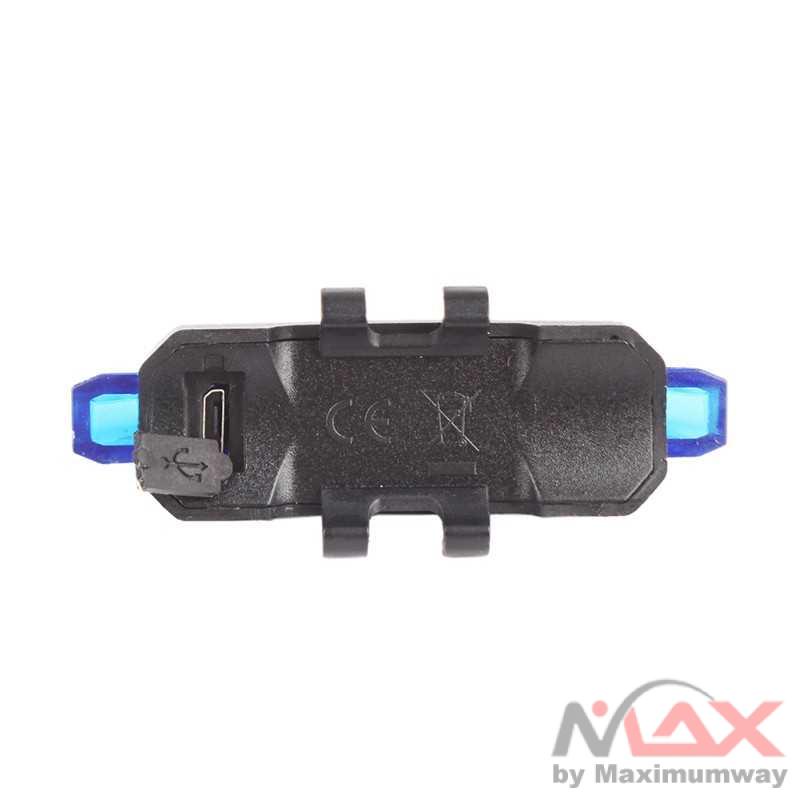 Lampu belakang sepeda cas ulang USB Defensor Lampu Sepeda 5 LED Taillight Rechargeable MTB Gunung 1