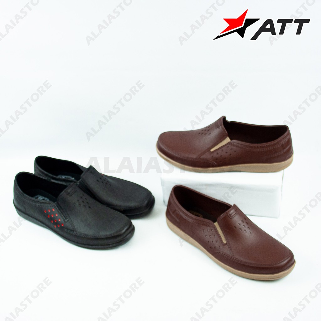 Sepatu karet pro att AWK 557 / sepatu sopan pria / sepatu jalan cowok / sepatu kerja pria