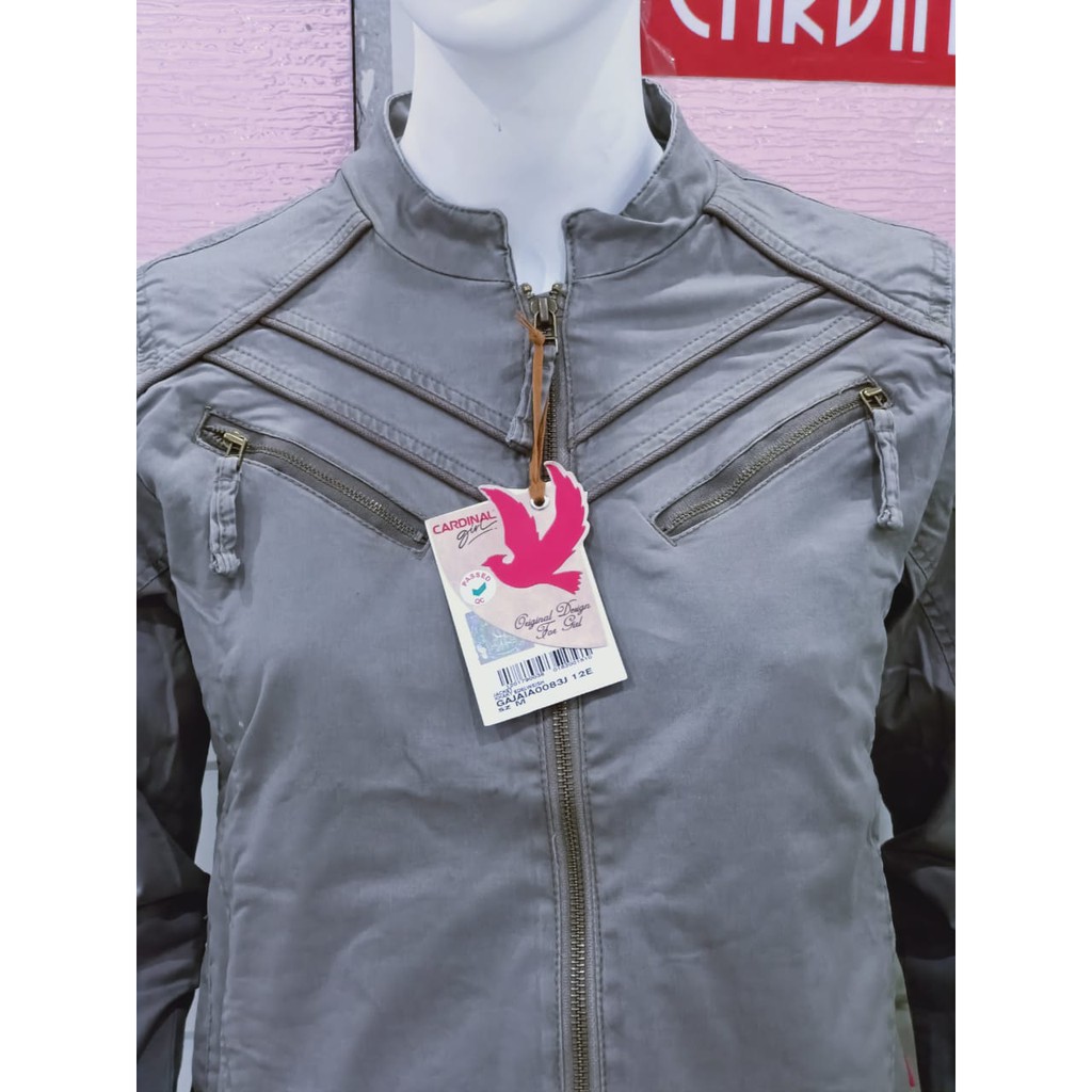 gof CARDINAL GIRL JAKET Pakaian Wanita Outerwear Sweater Jaket Perempuan Cardinal Original