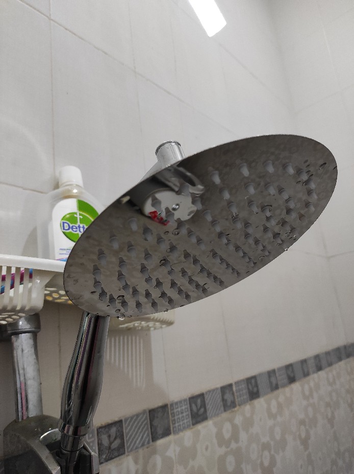 Kepala Shower Mandi Rainfall Stainless Steel Round Shower - 201/jk Store