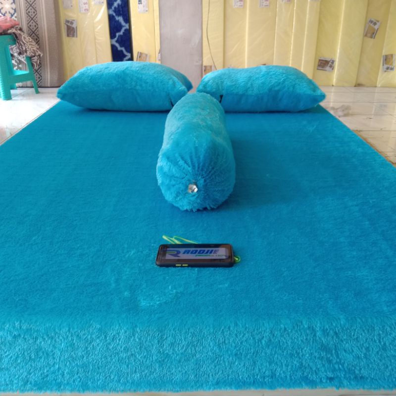 FULL SET SEPREI BULU 160x20x200 PREMIUM