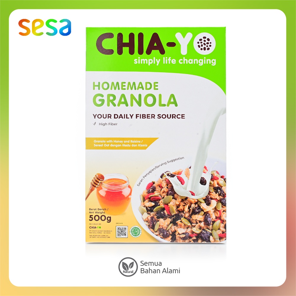 

Chia-Yo - Homemade Granola 500 G (Sereal)
