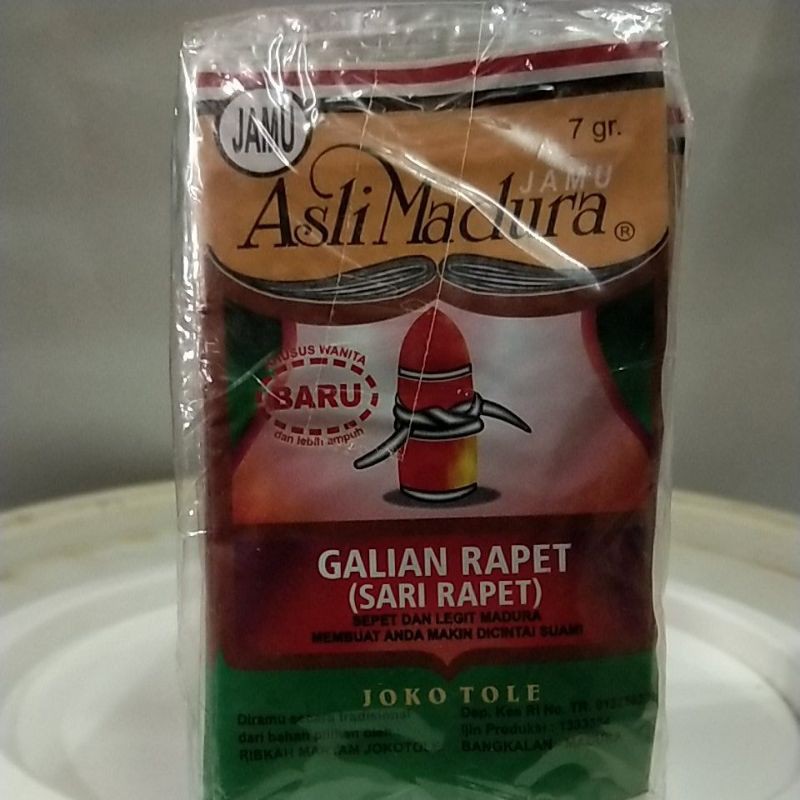 

JOKO TOLE JAMU BUBUK GALIAN RAPET(SARI RAPET) @ 20 SACHET