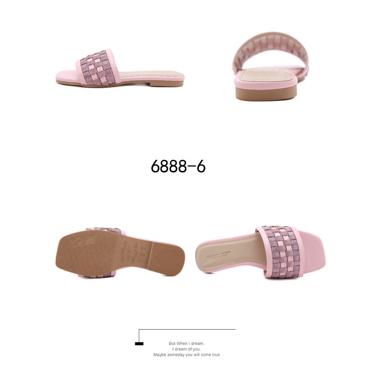 Monna Vania Slide Sandals  #6888-6