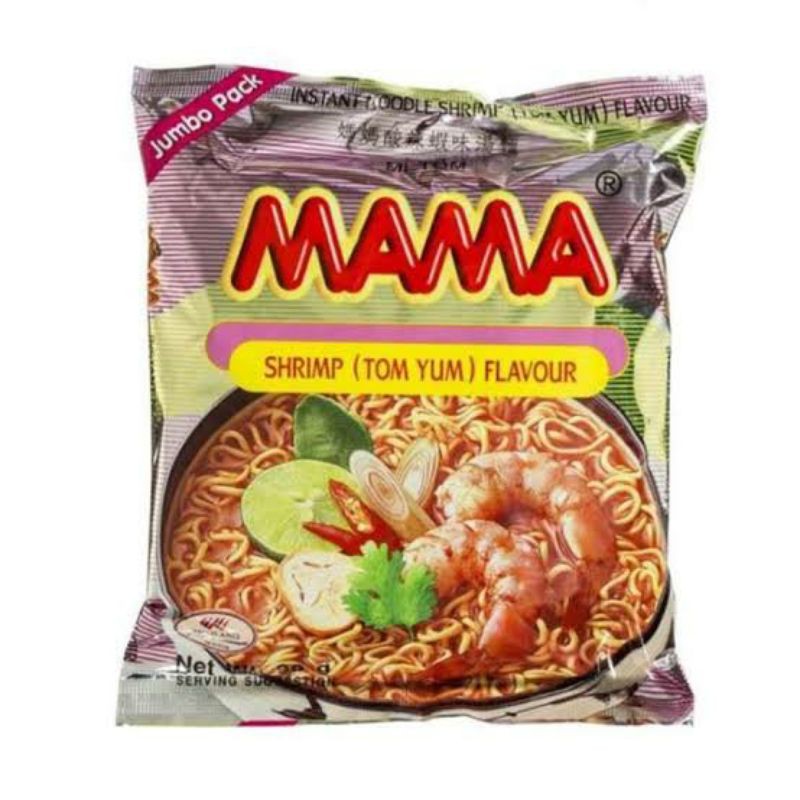 

[90gr] Mama Shrimp Tom Yum - Mi Instan Rasa Udang Tom Yam ala Thailand