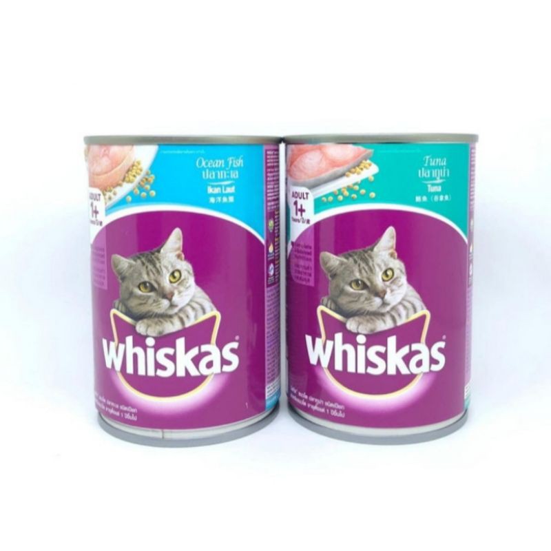 Whiskas Kaleng 400gr All Varian / Makanan Kucing Basah / Wet food