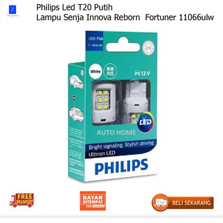 Philips Led T20 Putih - Lampu Senja Innova Reborn Fortuner 11066ulw