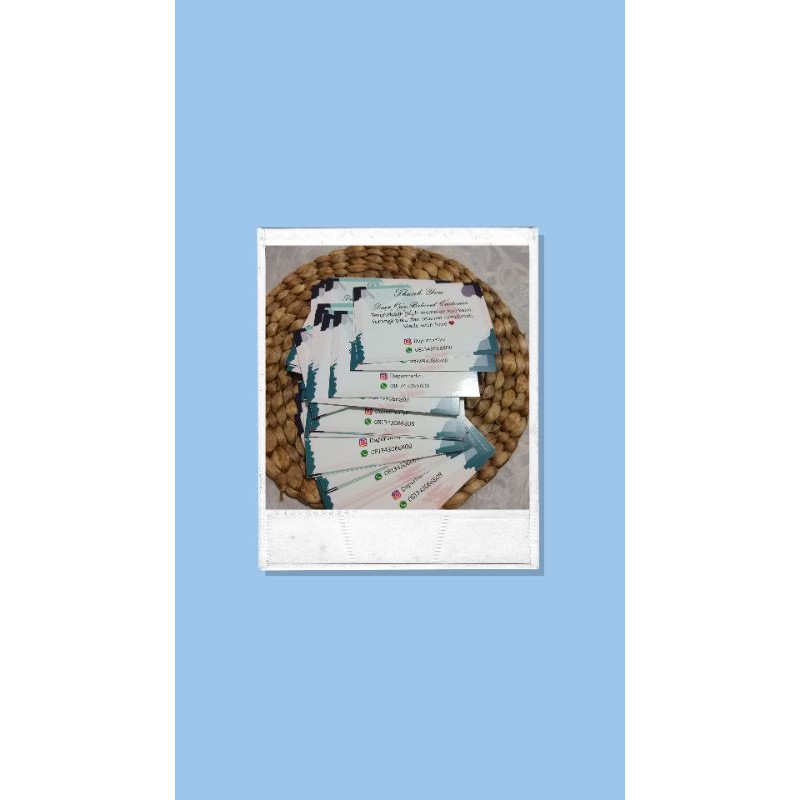 

Than You Card // dibawah 100pcs