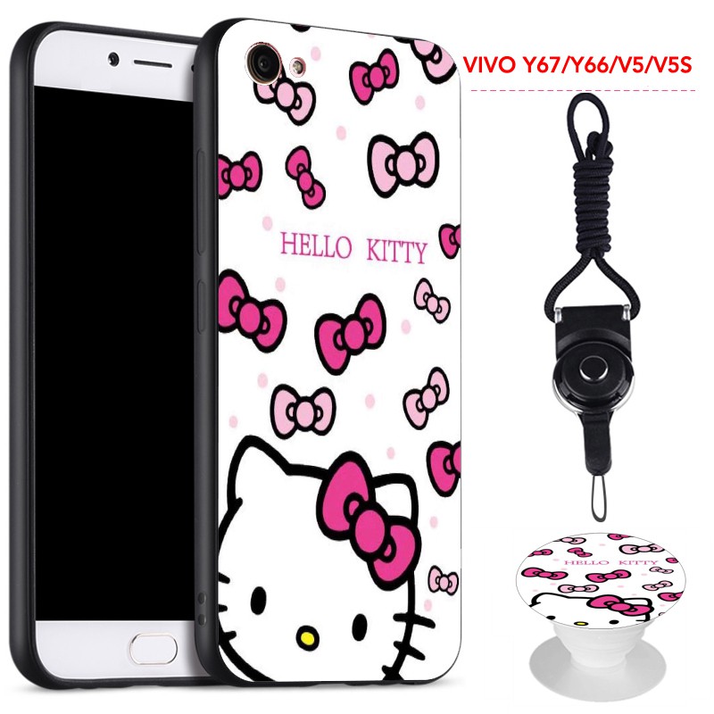 For Vivo V5 V5s Y66 Y67 1601 1713 1612 V5 Lite 1609 Silica Gel Soft Phone Case With The Airbag Phone Bracket And String Shopee Indonesia