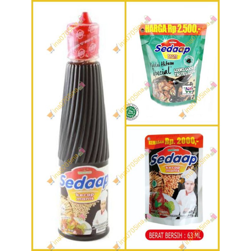 Kecap Sedap 2000 / Kecap Bango 3000 / Kecap Indofood 2000