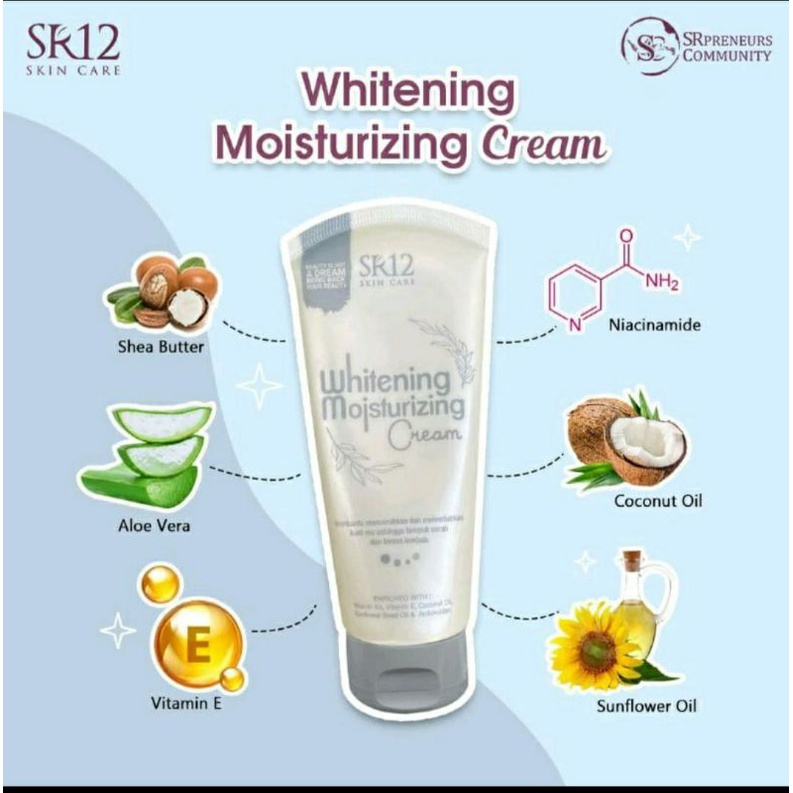 Whitening Moisturizing Cream SR12 WMC SR12