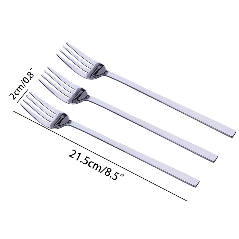 1pc Sendok Sup / Nasi / Salad Gagang Panjang Bahan Stainless Steel Gaya Korea