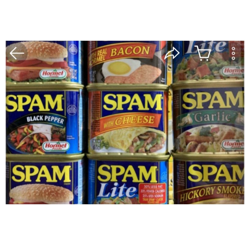 

Spam Corned kaleng/Ham BABI kaleng